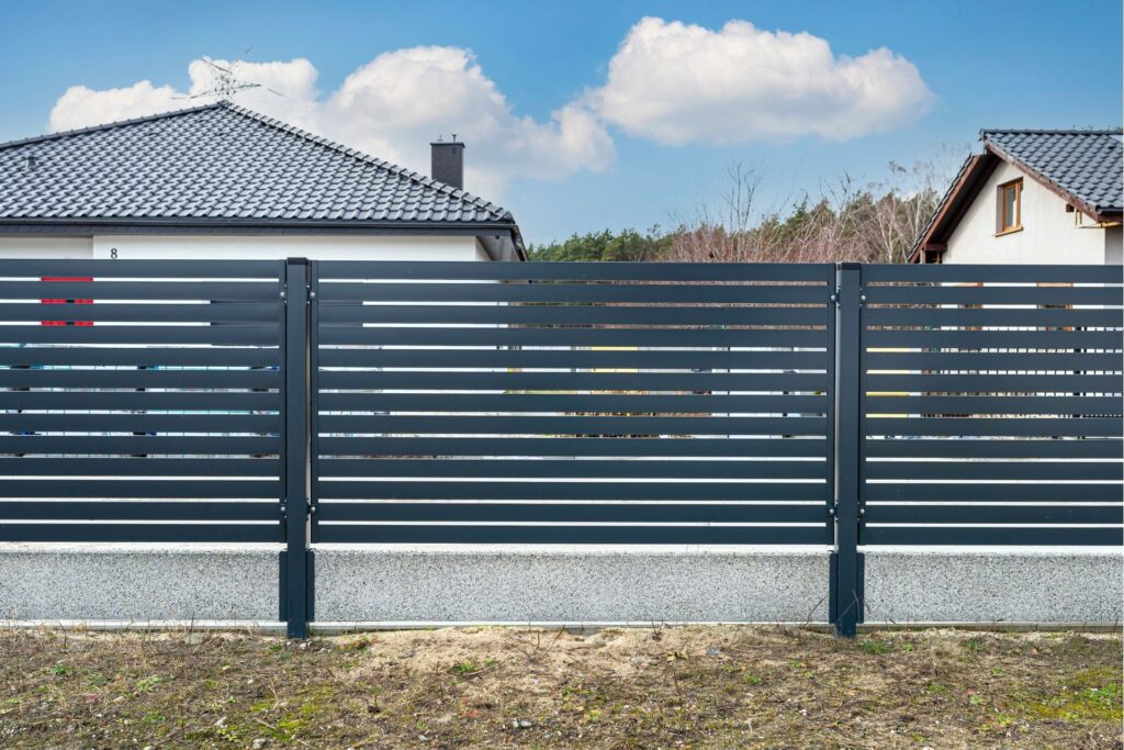 are black metal fences expensive